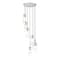Z-Lite Alton Chandelier, 7-Light, 18 In.W x 14.25 In.H, Brushed Nickel/Clear+Frosted 824P-7R-BN - alternate 1